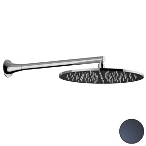 Душ настенный Cisal Vita VI01319040 душевая лейка стандартный, цвет черный матовый