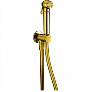 Гигиенический душ Cisal Shower SC00791024 со шлангом 120 см, вывод с держателем, цвет золото