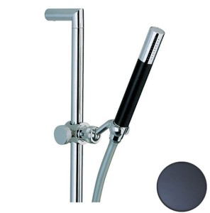 Душевой гарнитур Cisal Shower DS01005240 :ручная лейка, шланг 150 см, штанга 110 см, цвет черный матовый