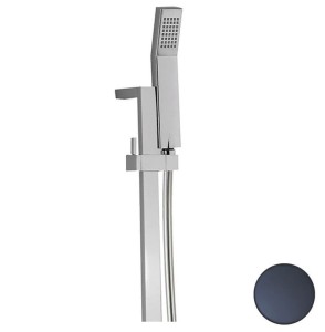 Душевой гарнитур Cisal Shower DS01004040 :ручная лейка, шланг 150 см, штанга 70 см, цвет черный матовый