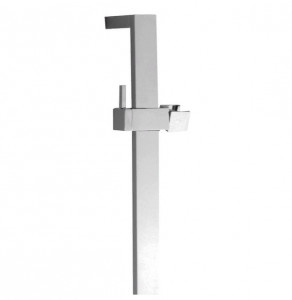 Штанга душевая Cisal Shower DS01209040 настенная 70 см с держателем для лейки, цвет черный матовый