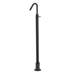 Напольный смеситель Cisal Step ST0045102Q однорычажный напольный для раковины встраиваемый внешняя часть, цвет черный титан