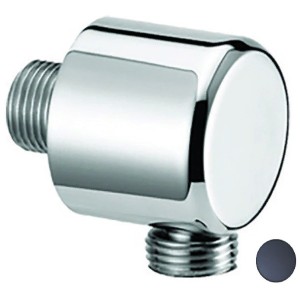 Соединение для шланга Cisal Shower DS01732040 Подключение душевого шланга стандартный, цвет черный матовый