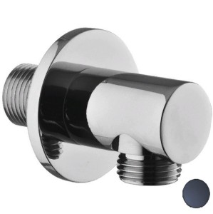 Соединение для шланга Cisal Shower DS01733040 Подключение душевого шланга стандартный, цвет черный матовый