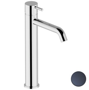 Смеситель Cisal Nuova Less LN00354040 для раковины стандартный однорычажный на 1 отверстие, цвет черный матовый
