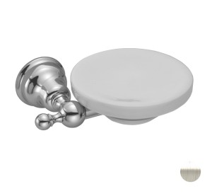 Мыльница подвесная Cisal Croisette 4022.01H.AC, цвет сатинированный матовый никель