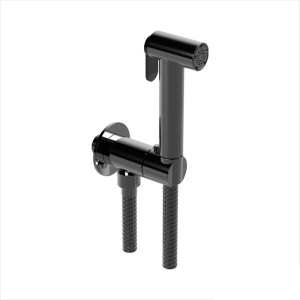 Гигиенический душ Cisal Shower TT00792540 со шлангом 120 см, вывод с держателем, цвет черный матовый